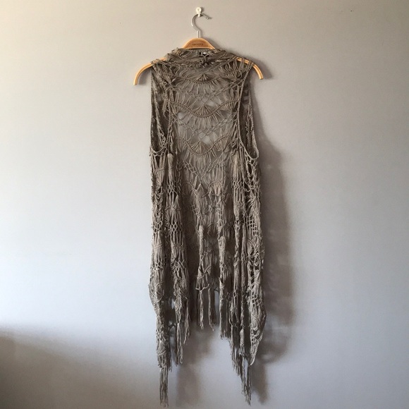 Bohemian Open Knit Cardigan - Picture 2 of 2